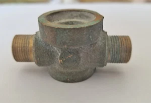 Vintage reduzierend 4-Wege Messing Kompression x Adapter Armatur *HERGESTELLT IN DEN USA* siehe Details - Bild 1 von 5