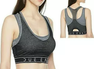 Due East Apparel Damen Medium Support Sport BHs herausnehmbare Pads Workout BHs - Bild 1 von 2