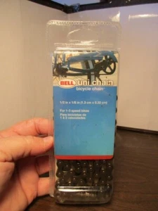 BELL Bicycle Chain 1/2" x 1/8” Replacement Uni Chain 1-3 Speed Bikes - Picture 1 of 3