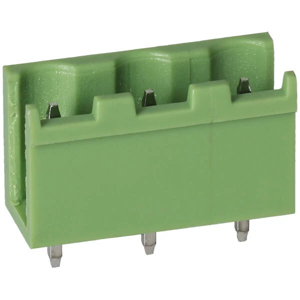 TruConnect 211858 7.62mm 3 Way 15A 300V Header Straight Top Entry Open