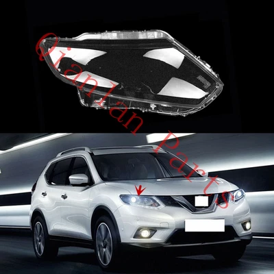 Right Side Clear Headlight Cover + Glue For Nissan X-Trail / Rogue 2014-2016 - Image 1 of 4