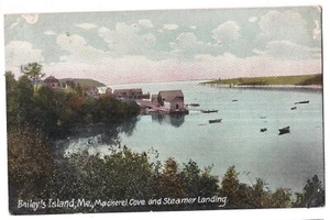 THUNDER HOLE Baileys Island Waves Water Maine ME Leighton Valentine Postcard DB - Picture 1 of 2