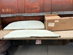 STAINLESS PAIR Marked POS-65 1965-66 PONTIAC Vintage OLD FENDER SKIRTS Q63-C - Bild 1 von 21