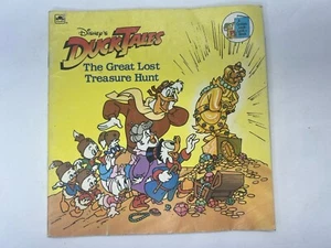 Vintage Disney Ducktales Duck Tales The Great Lost Treasure Hunt Golden Book - Picture 1 of 9