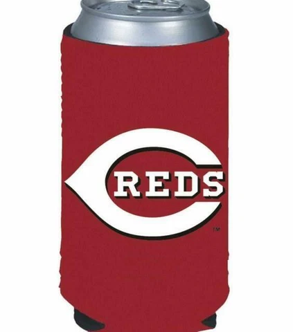 Official MLB Kolder Bottle Can Cincinnati Reds Logo 24oz Cooler Red FAST! J27 Cover