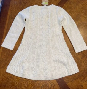 CRAZY 8 BEIGE gesprenkeltes Strickkleid Mädchen Größe 4T NEU - Bild 1 von 5
