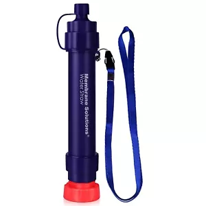 Wasserfilter Survival Strohhalm, 4 Stufen Filter, tragbar - Membranlösungen - Bild 1 von 23