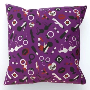 Sexy with Rude Thoughts - Cushion Double-Sided, Lust Love Kiss Ring Bra Sex Toys - Picture 1 of 7