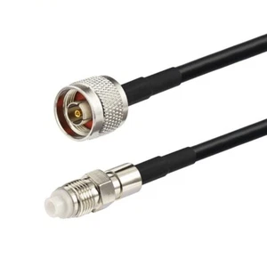 Cable adaptador de antena FME tipo N macho RG58 1 m para amplificador de teléfono celular - Imagen 1 de 3
