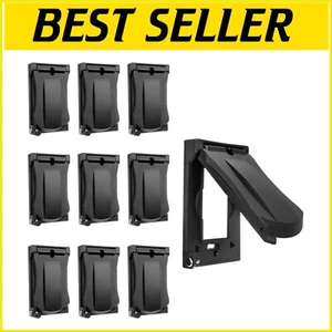 UL Listed 10 Pack Outdoor Weatherproof Outlet Covers for Safe Electrical Use - Picture 1 of 9