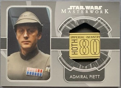 2020 Star Wars Masterwork Admiral Piett Imperial Infantry Dog Tag 18/99 - Image 1 of 3