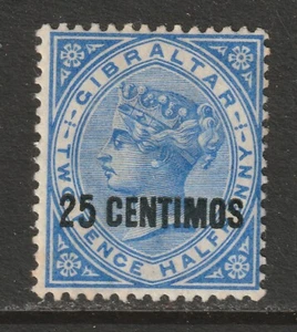 Gibraltar Lot 5: Postage (25 - VF - Mint NH) Scott 2024 Catalog Value $25.00 - Picture 1 of 1