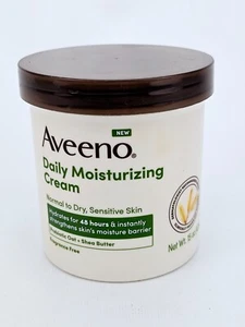 Aveeno Daily Moisturizing Body Cream Lotion Dry Sensitive Skin Oat Shea 15 oz - Picture 1 of 7