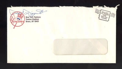 Phil Rizzuto Signed New York Yankees Stadium Envelope - Blue Ink - VSCARDS - Image 1 of 3
