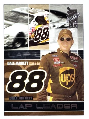 HOF'er DALE JARRETT 2003 Press Pass VIP TRANSPARENT LAP LEADER INSERT Card #LL8 - Image 1 of 2