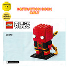 LEGO BRICKHEADZ -  INSTRUCTIONS ONLY For set 40670 IRON SPIDER