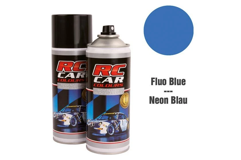 RC Car Colours - Lexan Spray Fluo Blau 150ml (6.60 Euro pro 100 ml) - Bild 1 von 1