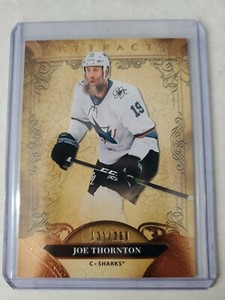 JOE THORNTON 2020-21 UPPER DECK ARTIFACTS COPPER /299