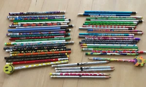 50 Fun & Colorful Kids Pencils - Picture 1 of 9