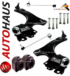 for VOLVO S60 2010> FRONT WISHBONE CONTROL ARMS STABILISER LINKS BOLTS D BUSHS - Picture 1 of 5