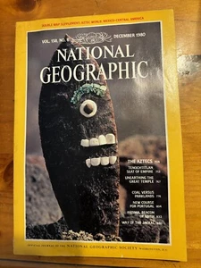 National Geographic December 1980 Aztecs Coal Versus Parklands Portugal - Foto 1 di 1