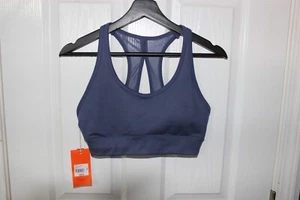 Freely Cassie Sport BH Krone Blau Netzrücken Neu mit Etikett Medium - Bild 1 von 6
