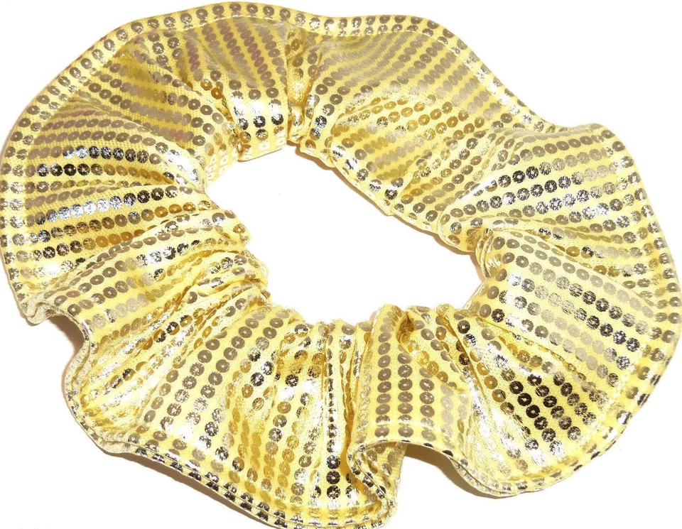 Lámina Lentejuelas Tejido Pelo Scrunchie Scrunchies por Jerez Tela Corbatas Cola de Caballo Nuevo Foto 1 de 1