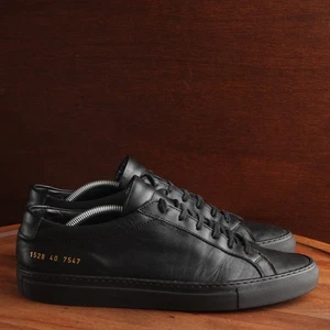 Common Projects Sneaker Unisex Gr. EU 40 US W10 M7 BLK Achilles Low Lederschuh - Bild 1 von 14