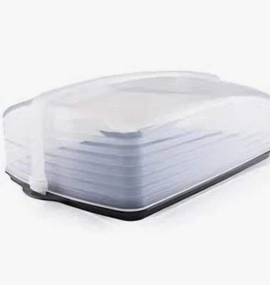 Tupperware XXL Super Bäcker breiter Kuchenbehälter Tortenbehälter transparent - Bild 1 von 2