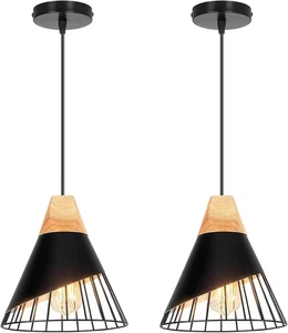 Lampada a sospensione Moderno Industriale Lampadas da soffitto E27 LA001 - Imagen 1 de 7