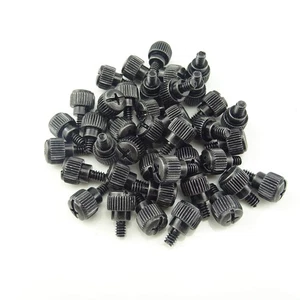 Estuche para computadora Honbay 50 piezas 6#-32x5 M3.5 PC tornillos tornillos para pulgar negro...  - Imagen 1 de 5