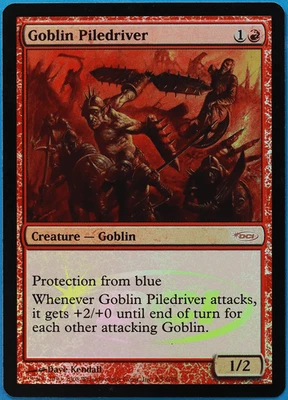 Goblin Piledriver (Judge Promo) FOIL NM MTG MAGIC CARD (506971) ABUGames - Image 1 of 2