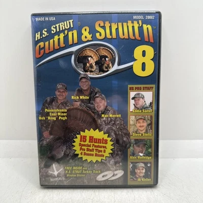 H.S. Strut Cutt'n & Strutt'n 8 2003 Hunter Specialties Turkey Hunting DVD Sealed - Image 1 of 4
