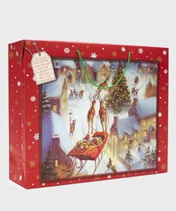 Kartos busta regalo christmas night rosso 55x44x15 cm 10950100 - Picture 1 of 1
