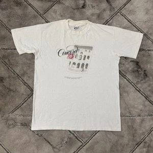 Vintage 1990 Concord Rome Microsoft Promo T Shirt - XL Mens Single Stitch 90s - Picture 1 of 8