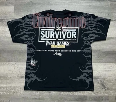 Camiseta de gran tamaño para hombre Régimen Civil x WWE Survivor Series War Games San Diego Foto 1 de 3