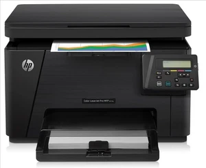 HP COLOR LASERJET M176N NETWORK AIO USB A4 SHARP COLOR LASER PRINTER CF547A - Picture 1 of 5