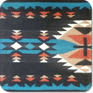 Desert Trail Wool Southwest Design Throw Pillow Cover - FREE SHIPPING - Picture 1 of 2