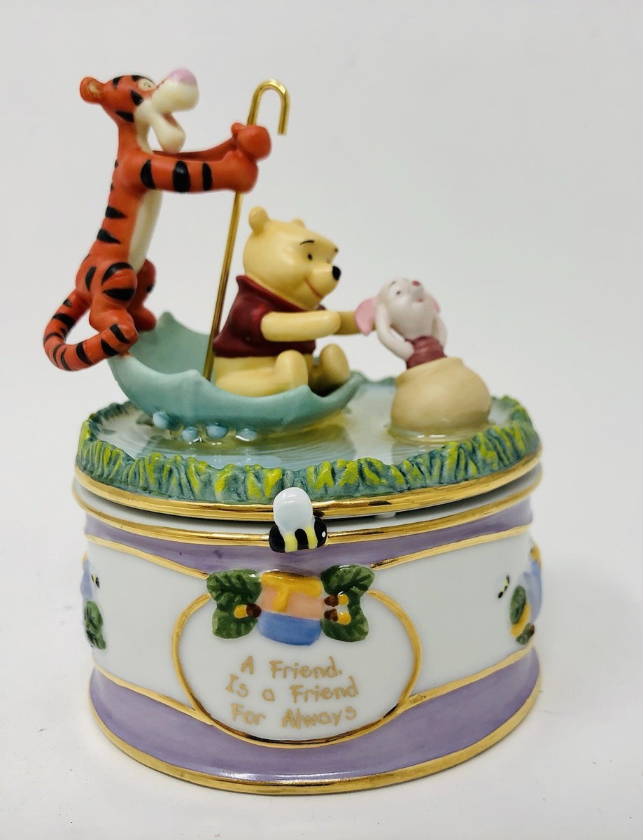 【中古】 Poohs Music Box キッズ Vintage Linden Classic Pooh Winnie The Pooh Music Jewelry
