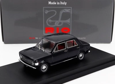 MODELLINO AUTO STATICO RIO FIAT 128 2-SERIES 1972 BLU MODELLISMO SCALA 1/43 - Immagine 1 di 4