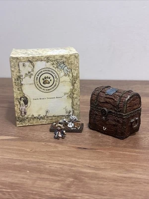 Boyds Treasure Box Indy’s Treasure Chest con Pirate McNibble 392103 Foto 1 de 4