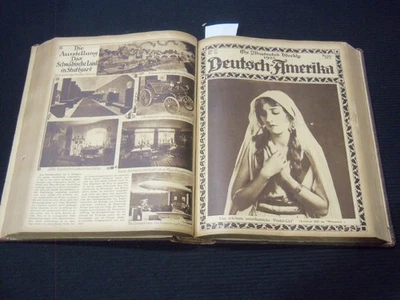 1925-1928 DEUTSCH AMERIKA ILLUSTRATED WEEKLY MAGAZINE - 3 VOLUMES - KD 3340H - Image 1 of 4