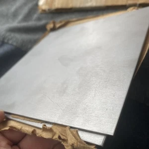 Tantalum (Ta) sheet 6" x 6" x 0.06" thick (155.6mm x 152mm x 1.52mm) - Picture 1 of 3