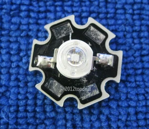 1W 365nm UV LED Ultraviolett LED Lampe Licht High Power Perle mit 20mm Basis - Bild 1 von 3