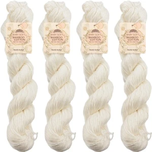 JubileeYarn Undyed Baby Soft Bamboo Cotton Yarn - Picture 1 of 9