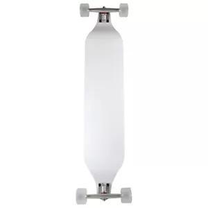 Moose Drop Down Longboard Complete (White) with Paris Trucks, Bigfoot Wheels - Picture 1 of 5