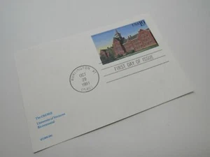 USPS Scott UX159 19c University Of Vermont The Old Mill First Day of Issue - Picture 1 of 6