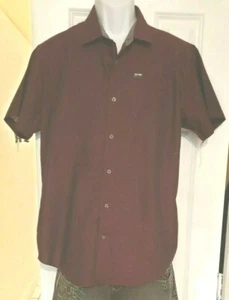 Zoo York Button Down Dress Shirt Mens Size Large, Dark Cherry  - Picture 1 of 2