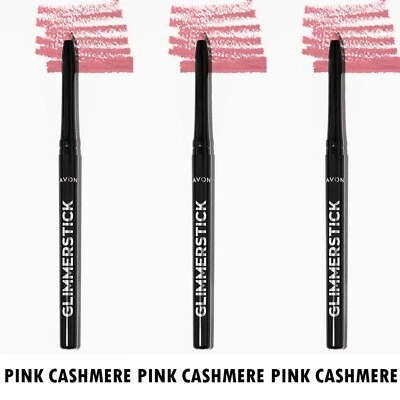NEW Avon Glimmersticks Retractable Lip Liner  / PINK CASHMERE / SET OF 3 - Image 1 of 4