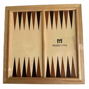 Holz Spiel Box Set Backgammon Schach Cribbage Dominosteine Dame Brandneu Leed’s - Bild 1 von 5